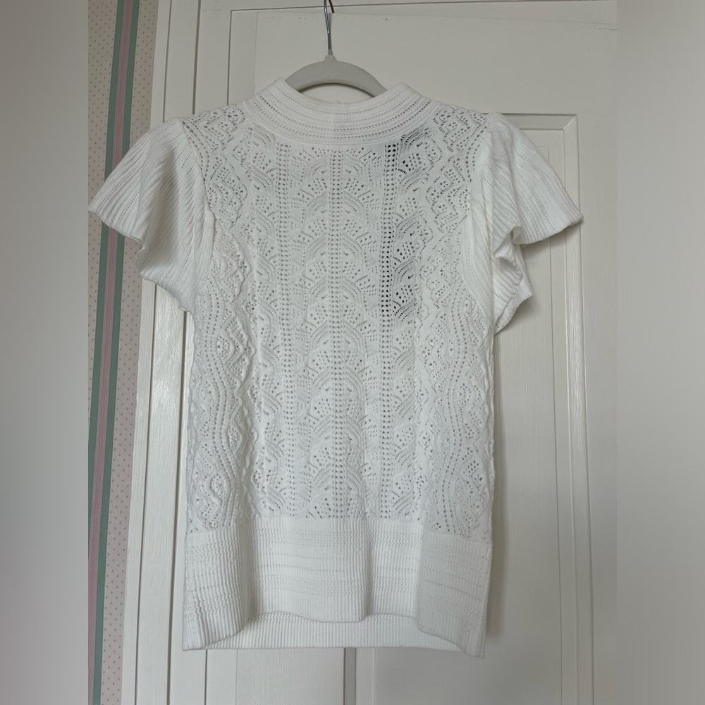 White House Black Market Lace Top